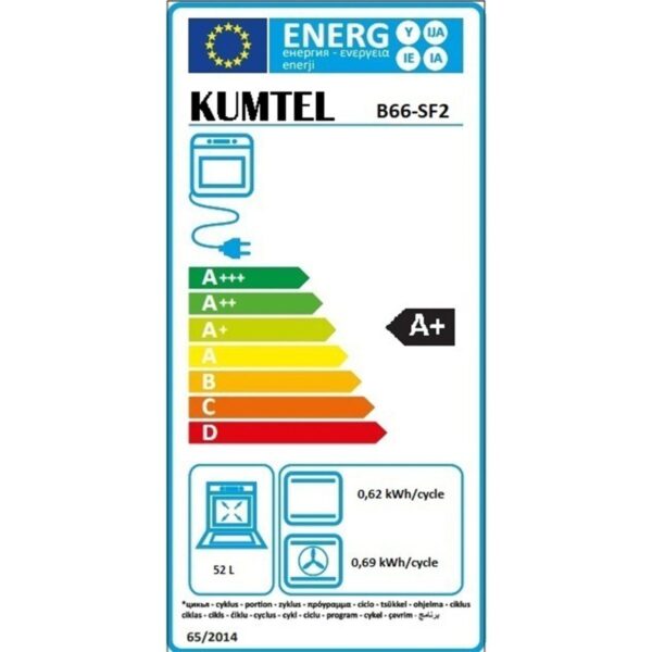 Kumtel 2’li Siyah İndüksiyonlu Ankastre Set A+ Enerji Sınıfı Modern Mutfak Uyumlu Fırın-Ocak