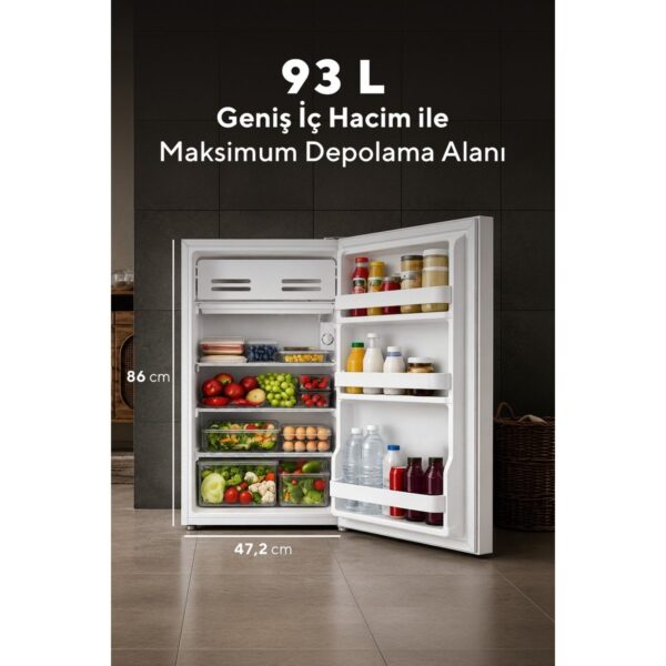 Kumtel 93L Beyaz Büro Tipi Buzdolabı HMB-110