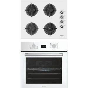 Kumtel Digital Plus 15 Programlı Beyaz Ankastre Set Ocak-Fırın A Enerji Sınıfı Modern Tasarım HBCV0000B4XHCN