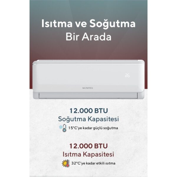 Kumtel Sugi Kmsac-12 Inverter Duvar Tipi Split Klima