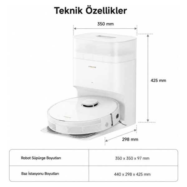 L10s Plus Robot Süpürge Beyaz