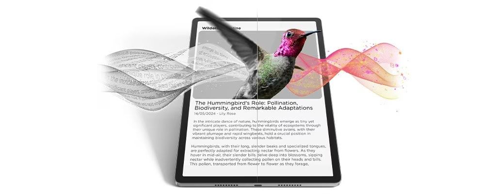 Lenovo Idea Tab Pro 12.7 inç 3K UHD Mat Edition 8GB Ram 128GB Hafıza Luna Gri Tablet (ZAE50038TR)