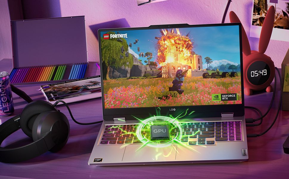 Lenovo LOQ AMD Ryzen 7 250 16GB 512GB SSD RTX5050 Freedos 15.6" FHD Taşınabilir Bilgisayar 83JG008VTR