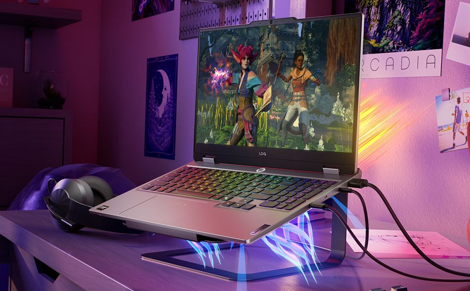 Lenovo LOQ AMD Ryzen 7 250 16GB 512GB SSD RTX5050 Freedos 15.6" FHD Taşınabilir Bilgisayar 83JG008VTR