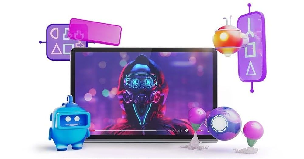 Lenovo Tab Plus 11.5 inç 90Hz 2K QHD 8GB Ram 128GB Hafıza Android Tablet Gri Renkli (ZAE00032TR)