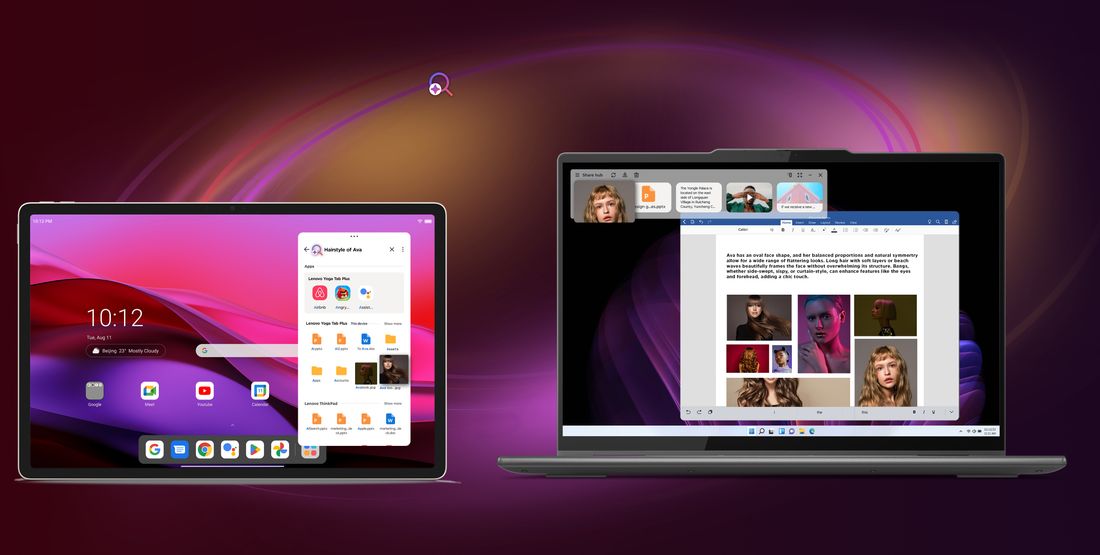 Lenovo Yoga Tab Plus 16GB 512GB Depolama 12.7" 3K (2944x1840) LTPS 144Hz Android Tablet + Klavye + Kalem ZAEG0058TR