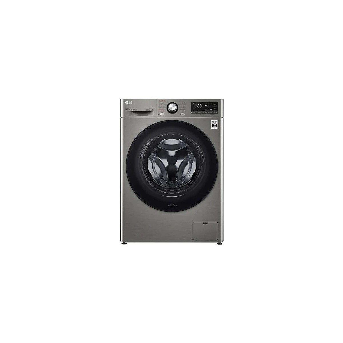 Lg F4V3VYWKPE 9 kg 1400 Devir Gümüş Çamaşır Makinesi HBCV000032LPS6
