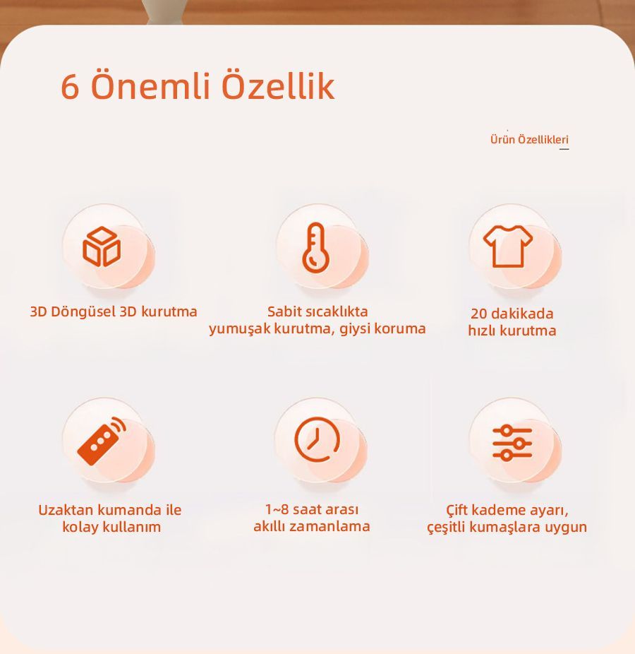 Mioji UV100X Yeni Nesil UV Işıklı Taşınabilir Portatif Askılı Katlanabilir Çamaşır Kurutma Makinesi