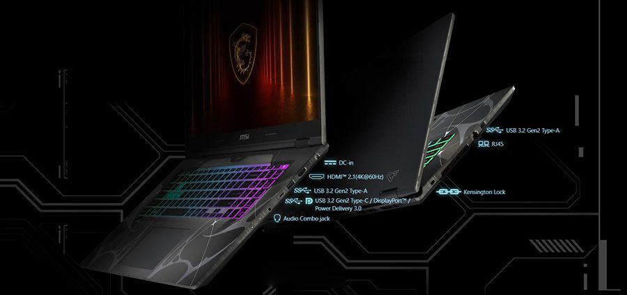 MSI CYBORG 17 B13WFKG-091XTR Intel Core i7 13620H 16GB 1TB SSD RTX5060 Freedos 17.3" FHD 144Hz Taşınabilir Bilgisayar