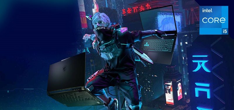 MSI NB CYBORG 15 A13VE-2270XTRNN Intel Core i5 13420H 16GB 1TB SSD RTX4050 Freedos 15.6" FHD Taşınabilir Bilgisayar