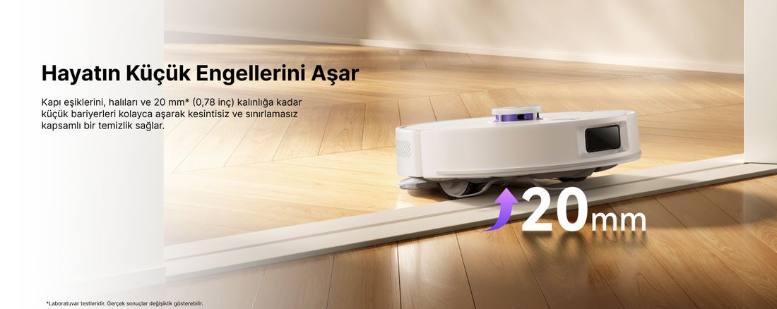 Narwal Freo S Akıllı Robot Süpürge Beyaz,8000PA Emiş Gücü