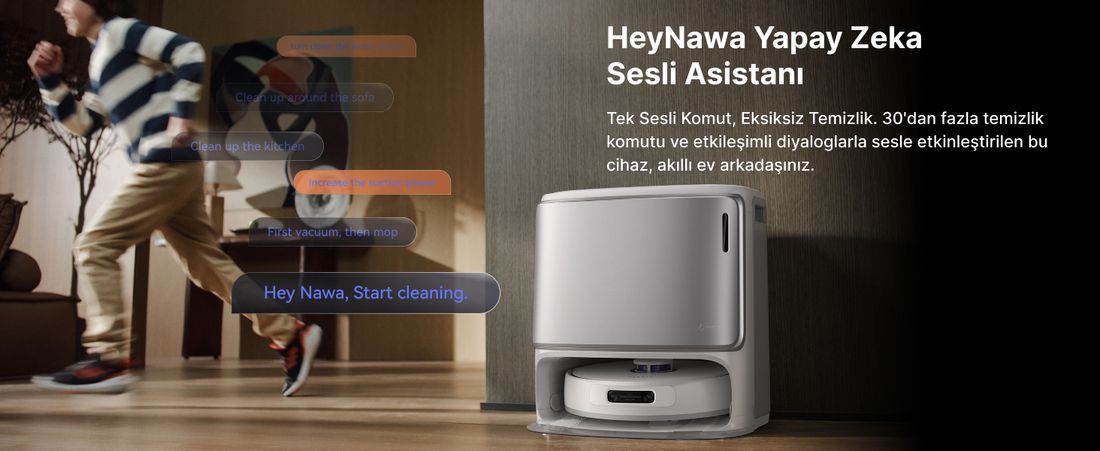 Narwal Freo Z10 Ultra Akıllı Robot Süpürge Gri 18.000PA Emiş Gücü Sert Zemin Kullanımı için