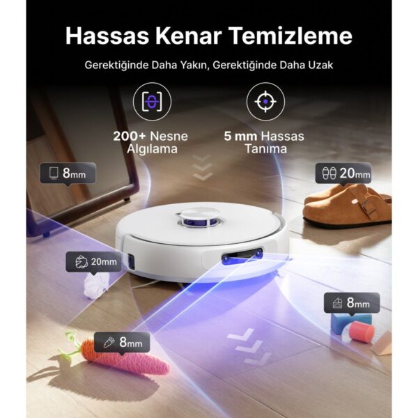 Narwal Freo Z10 Ultra Akıllı Robot Süpürge Gri 18.000PA Emiş Gücü Sert Zemin Kullanımı için