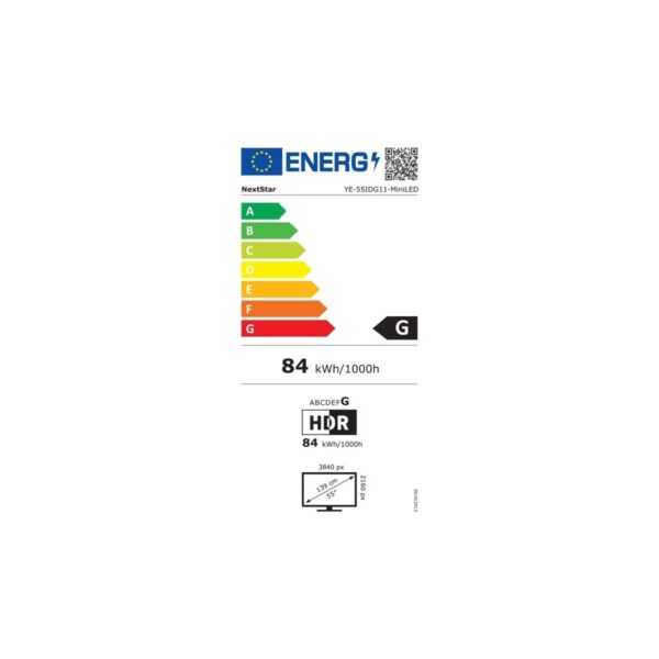 Nextstar YE-55IDG11 55″ 140 Ekran Uydu Alıcılı 4K Ultra HD Google Smart MiniLED TV