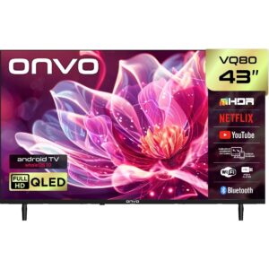 Onvo 43VQ80F2FA 43'' 109 Ekran Uydu Alıcılı Full HD WhaleOS QLED TV HBCV0000A3DTM1