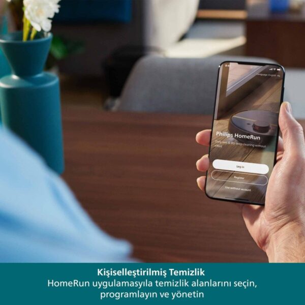 Philips 5000 Serisi Islak Kuru Robot Süpürge, Yüksek Emiş Gücü, Uzun Çalışma Süresi, HomeRun, Lazer Teknolojisi, Beyaz, XU5000/20