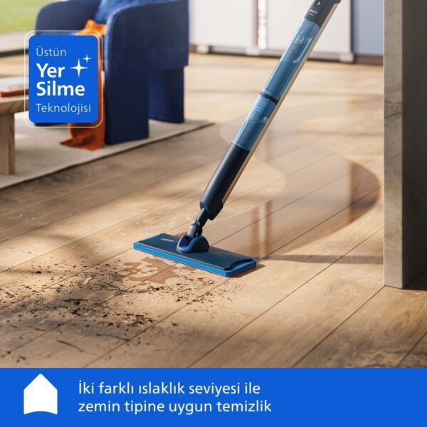 Philips 5000 Serisi OneUp Elektrikli Mop, 360° başlık ile zahmetsiz kullanım, (XV5113/01)