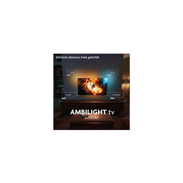 Philips 65OLED760 65″ 165 Ekran Uydu Alıcılı 4K Ultra HD Titan Ambilight OLED TV Ekran Teknolojisi
