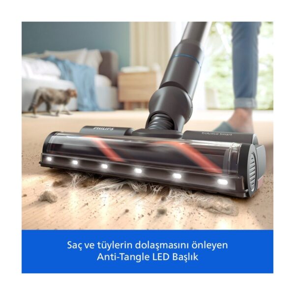 Philips 7000 Serisi Aqua 25.2 V Kablosuz Dik Süpürge, PowerCyclone 12, 80 dk’ya Kadar Kullanım, XC7153/10