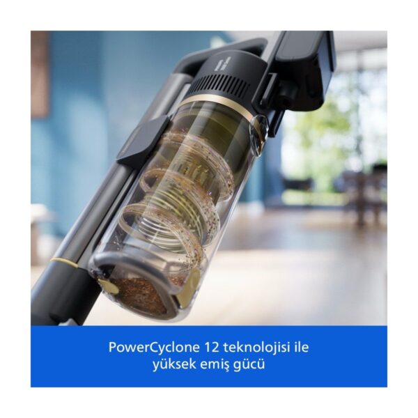 Philips 7000 Serisi Aqua 25.2 V Kablosuz Dik Süpürge, PowerCyclone 12, 80 dk’ya Kadar Kullanım, XC7153/10