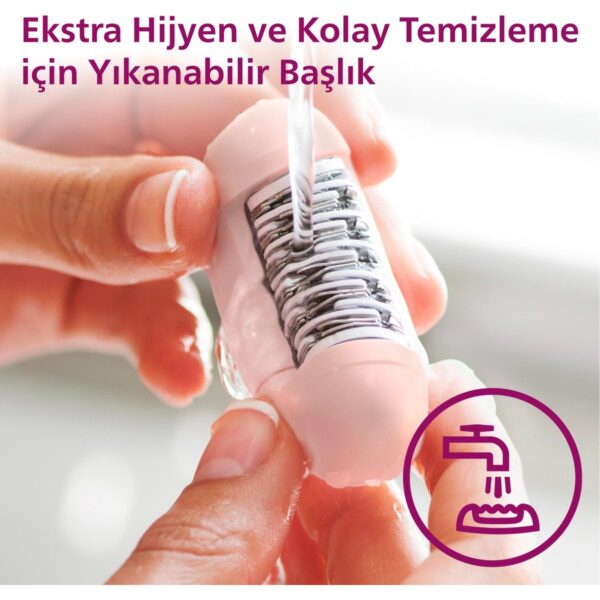 Philips BRE255/05 Satinelle Essential Kablolu Kompakt Epilatör Yıkanabilir Başlık ve 3 Hız Ayarıyla