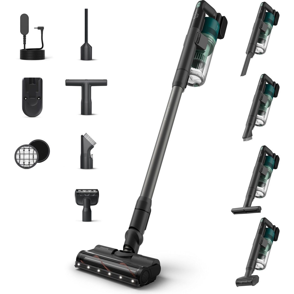 Philips Dikey Şarjlı Süpürge XC6456/10 499-250 Watt Güç Değeri ve Fırça Başlık Tipi ile Etkili Temizlik Kahve Makinesi Hediye HDA150/61 HBCV0000CDH4GE