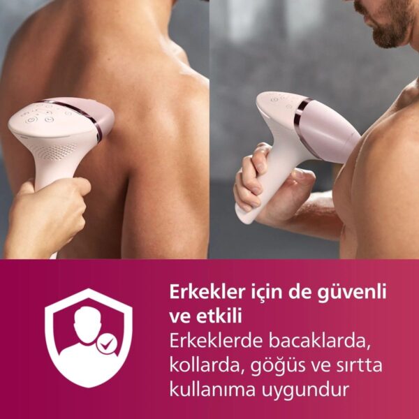 Philips Lumea 7000 Serisi SC1997/00 IPL Tüy Alma Gülkurusu Renkli 2 Başlık ve Çanta ile