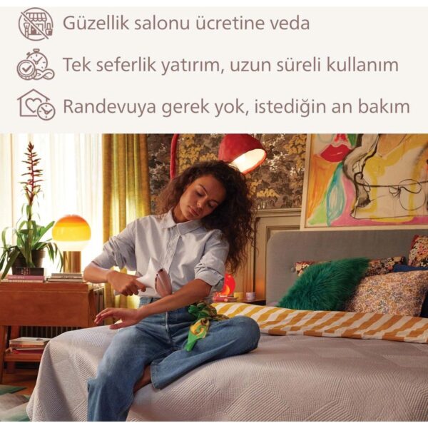 Philips Lumea 9900 Serisi BRI950/02 IPL Tüy Alma, SkinAI Uygulama, Vücut ve Yüz için 2 Başlık, Çanta