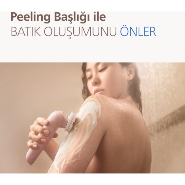 Philips Pembe Kablosuz Epilatör 9000 Serisi Islak ve Kuru Kullanım, Yıkanabilir Başlık ile 2 Hız Ayarı BRE718/05
