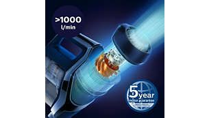 Philips XC7043/01 SpeedPro Max Şarjlı Dikey Süpürge - 25.2V, 65 dk Çalışma Süresi, 360° Emiş Başlığı ve TurboPet Başlığı ile