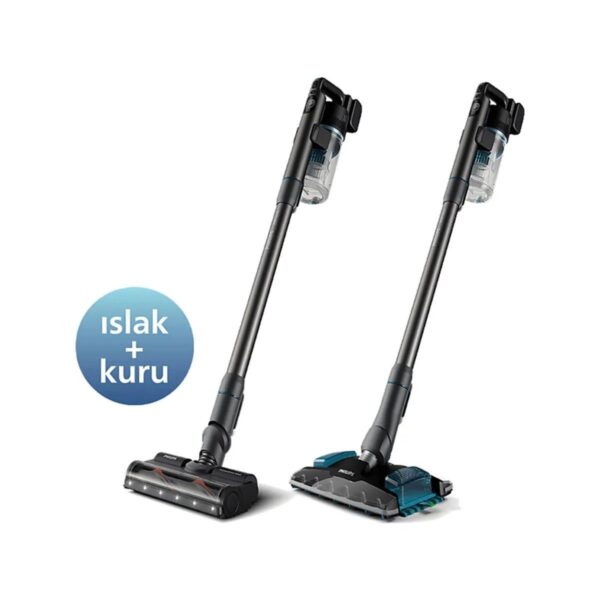 Philips XC8057/01 Aqua Plus 8000 Islak Kuru Dikey Süpürge Güçlü Emiş Teknolojisi ile Altın Renk