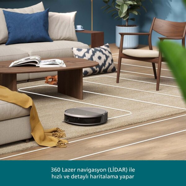 Philips XU9100/10 Homerun 9000 Serisi Islak Temizlik Yapabilen Robot Süpürge