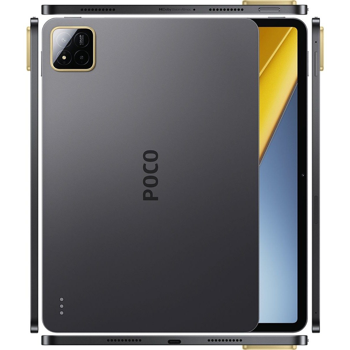 POCO Pad X1 8 GB RAM 512 GB Qualcomm Snapdragon İşlemcili 11 inç Ekranlı Android Tablet Gri