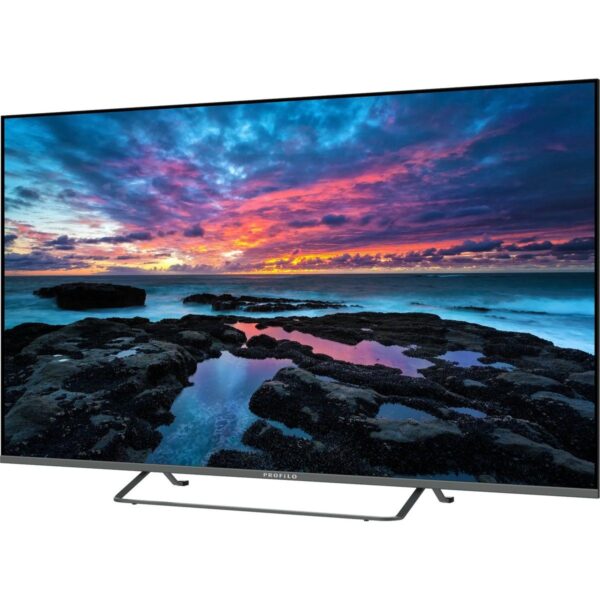 Profilo 50PA525EQG E Enerji Sınıfı 50″ 127 Ekran Ultra Hd Uydu Alıcılı Google Smart QLED Televizyon