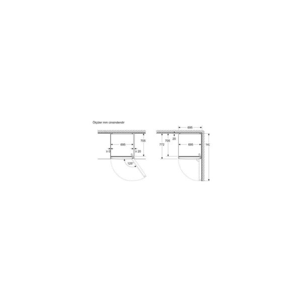 Profilo BD3056WDNN Alttan Donduruculu Buzdolabı Beyaz No Frost