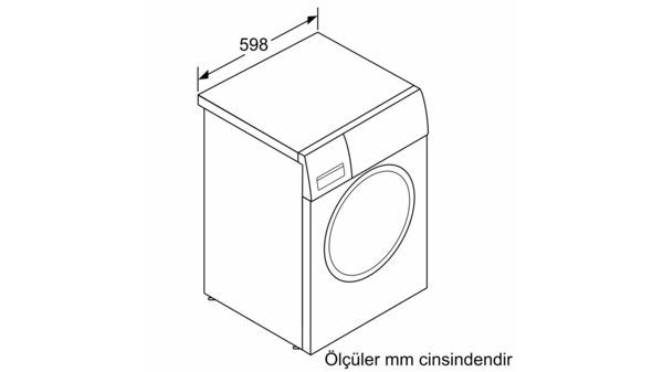 Profilo CGA252ZXTR A Enerji Sınıfı 10 kg 1200 Devir Çamaşır Makinesi