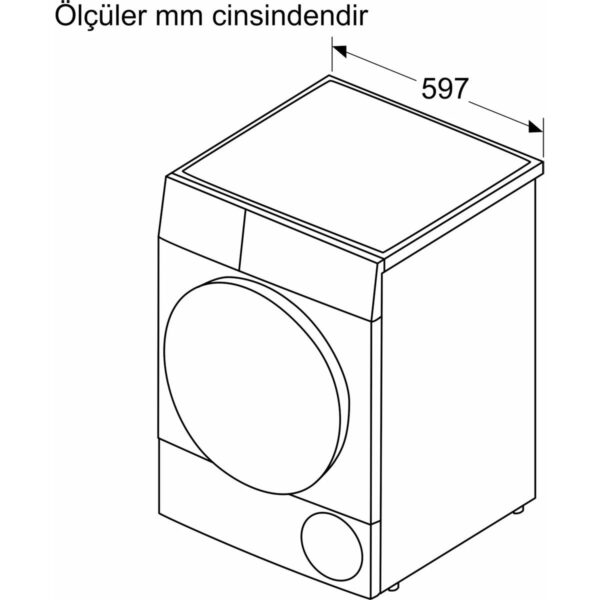 Profilo KM961RCTR A++ 9 kg Isı Pompalı Kurutma Makinesi