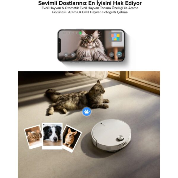 Qrevo Curvx Akılı Robot Süpürge Beyaz