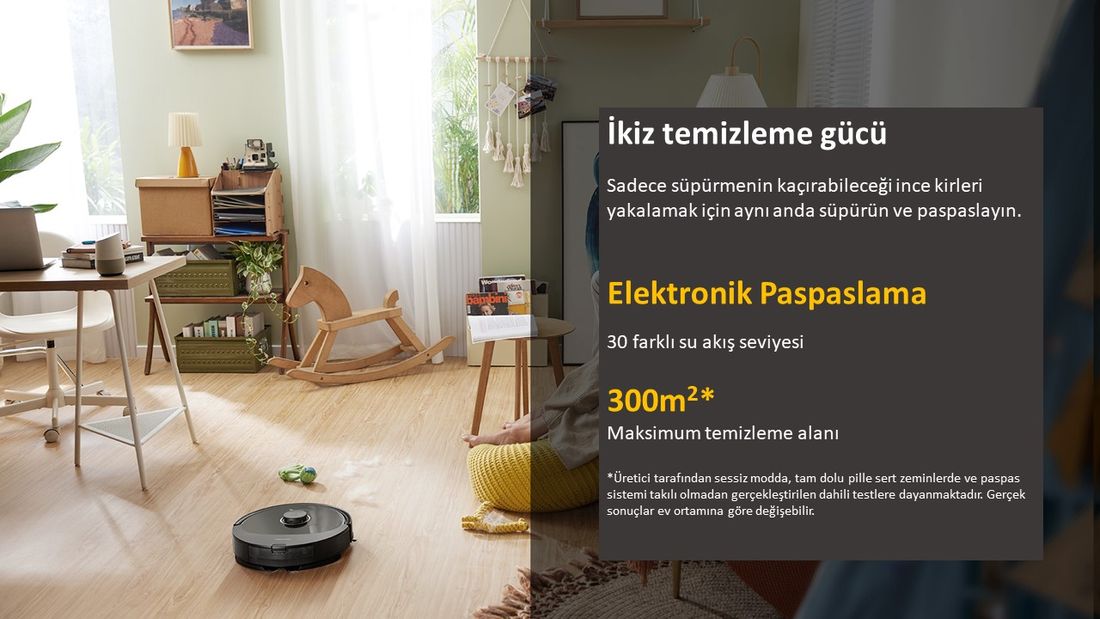 Roborock Vacuum Cleanner Q8 Max Robot Süpürge