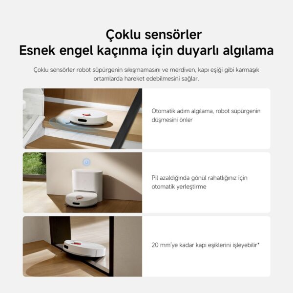 Robot Vacuum H40 Akıllı Robot Süpürge + Mop 10000PA