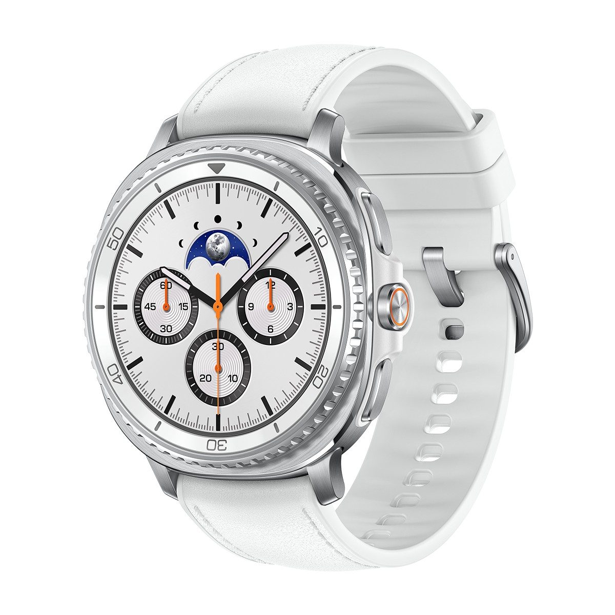 Samsung Galaxy Watch8 Classic SM-L500NZWATUR 2 GB Ram ile Sağlık Takibi ve Bluetooth Bağlantısı Beyaz