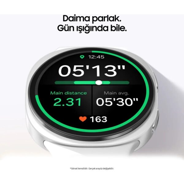 Samsung Galaxy Watch8 Large SM-L330NDAATUR Akıllı Saat GPS Kalp Ritmi Ölçme Özellikleriyle
