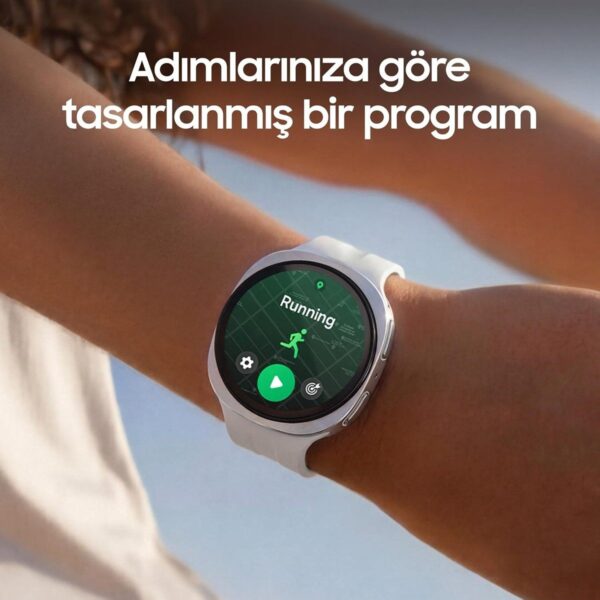 Samsung Galaxy Watch9 Gümüş, 44MM, Bluetooth, Incelik, Konfor, Ikonik Tasarım, Kişiselleştirilmiş Uyku Deneyimi, Sağlık Koçu, 445 Mah Pil, Konuşmak Için Bileğini Kaldır (Samsung Türkiye Versiyonu)