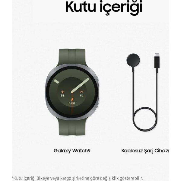Samsung Galaxy Watch9 Gümüş, 44MM, Bluetooth, Incelik, Konfor, Ikonik Tasarım, Kişiselleştirilmiş Uyku Deneyimi, Sağlık Koçu, 445 Mah Pil, Konuşmak Için Bileğini Kaldır (Samsung Türkiye Versiyonu)