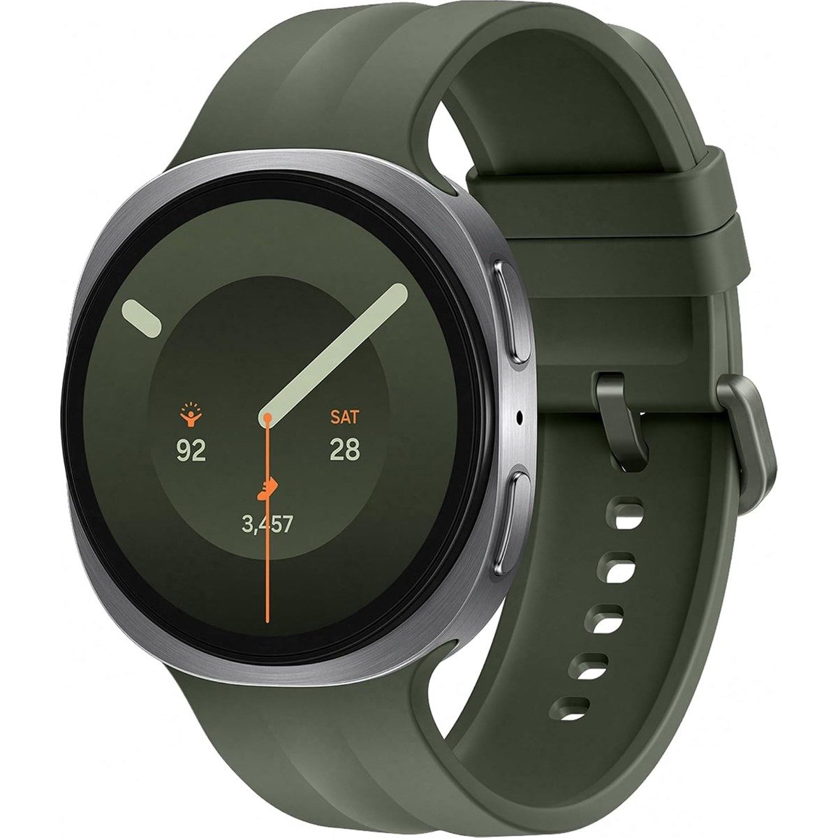 Samsung Galaxy Watch9 Gümüş, 44MM, Bluetooth, Incelik, Konfor, Ikonik Tasarım, Kişiselleştirilmiş Uyku Deneyimi, Sağlık Koçu, 445 Mah Pil, Konuşmak Için Bileğini Kaldır (Samsung Türkiye Versiyonu) HBCV0000HEV2R4