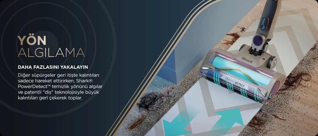 Shark Powerdetect Clean&empty Pet Başlıklı Şarjlı Dikey Süpürge