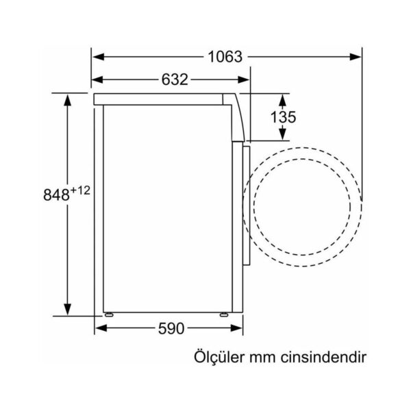 Siemens 9kg Beyaz Çamaşır Makinesi 1400 Devir Enerji Sınıfı A Yıkama Kapasitesi
