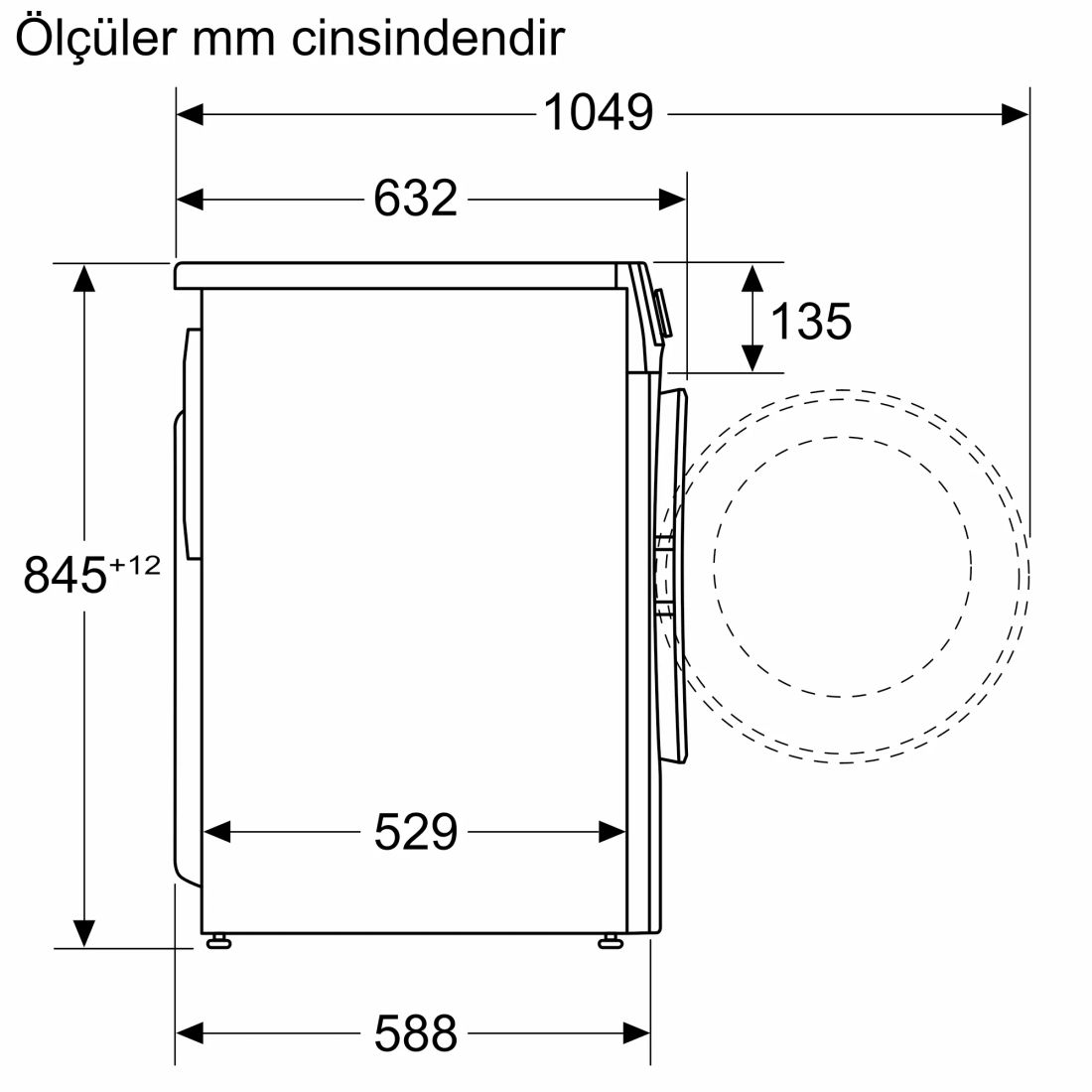 Siemens WG52A202TR 1200 Devir 10 kg Çamaşır Makinesi iQ300