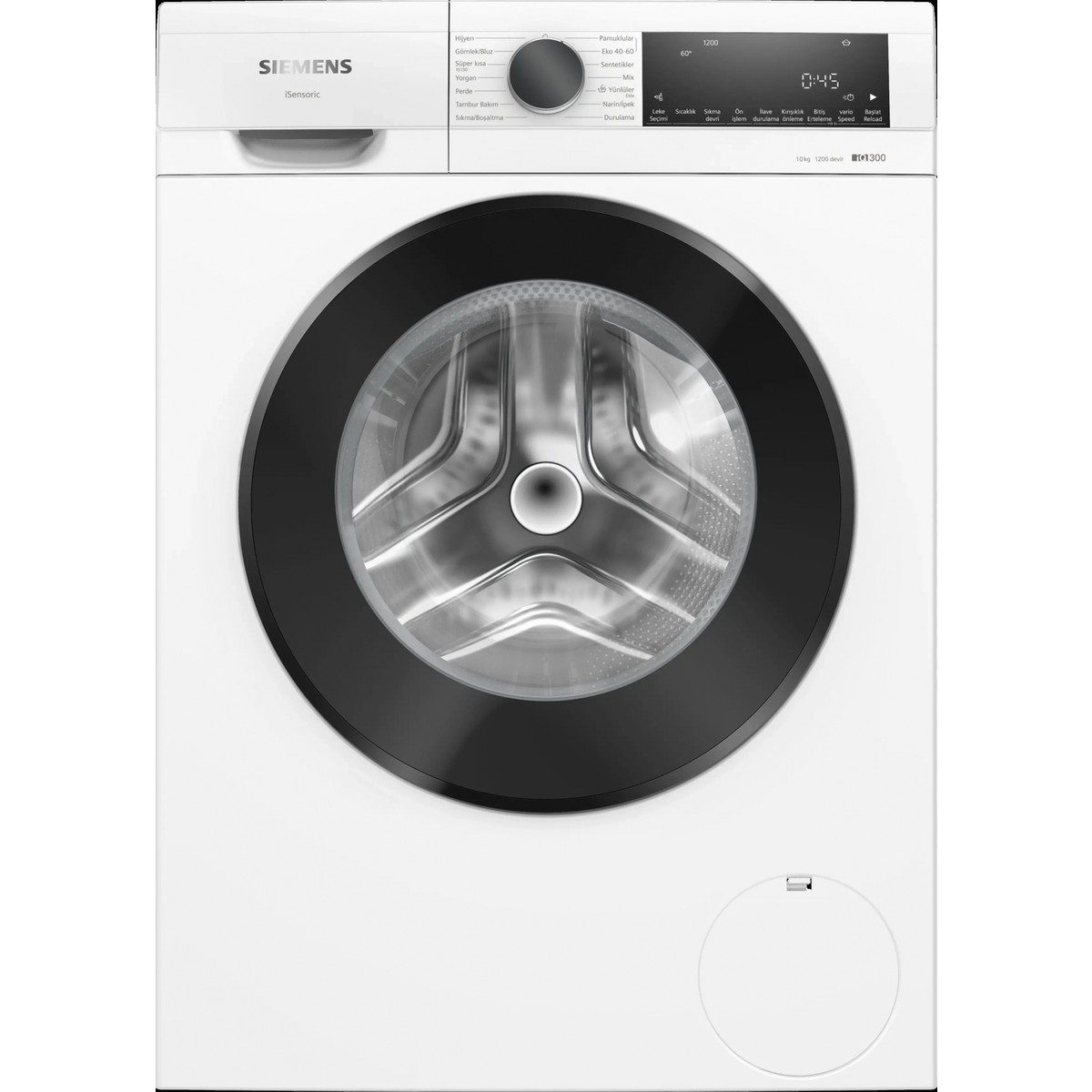Siemens WG52A203TR 10 kg Yıkama Kapasiteli 1200 Devir Çamaşır Makinesi A Enerji Sınıfı IQ300 HBCV0000EK8HUE