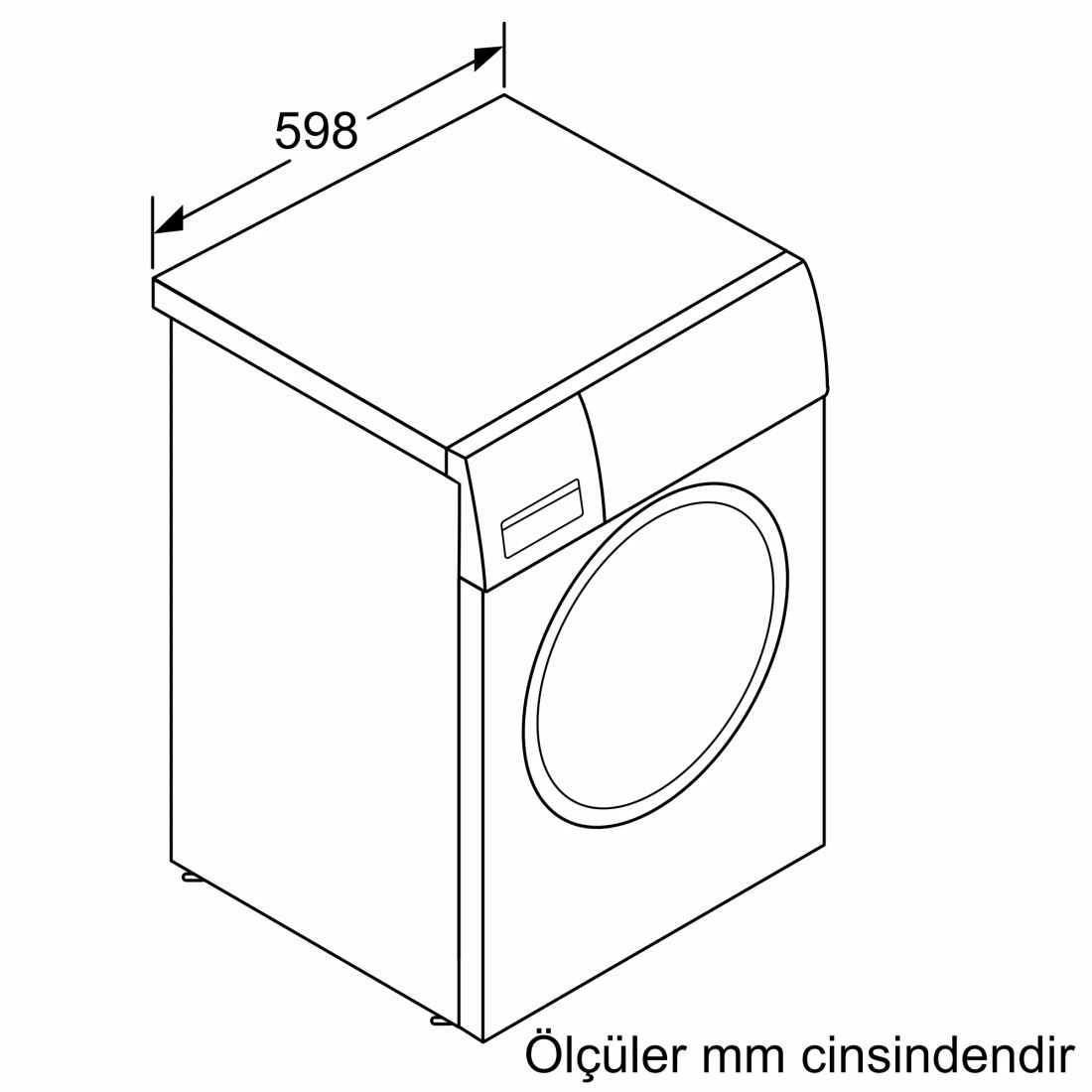 Siemens WG64K2Z0TR iQ500 Çamaşır Makinesi 11 kg maks. 1400 dev./dak.